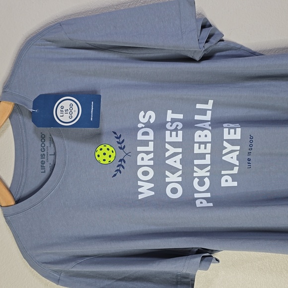 Life Is Good Men's Blue Pickleball Tee Size Large NwT. - Picture 2 of 6